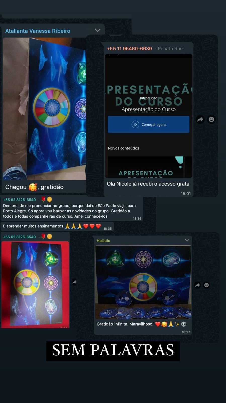 Depoimento de aluno